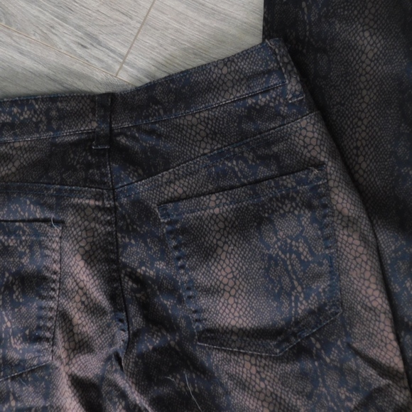 Liverpool Jeans Company Pants - LIVERPOOL ~ Sz 28 Brown & Black Snakeskin Pants